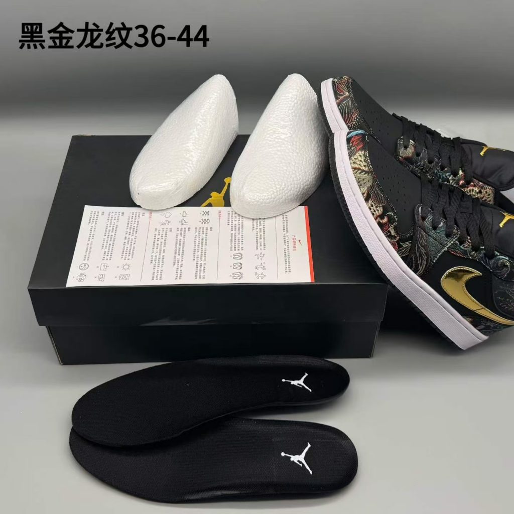 图片[4]-aj1，黑金龙纹，36-44，xr68-潮鞋仓库