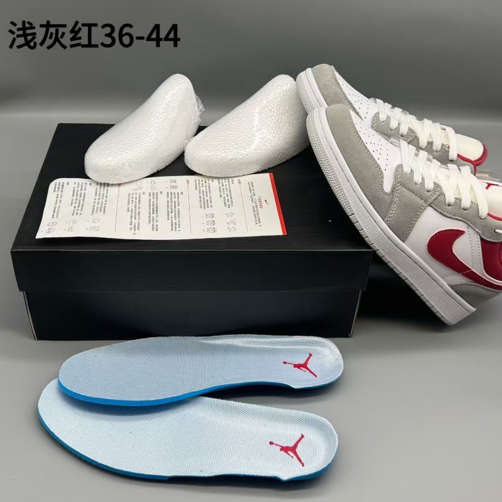 图片[4]-aj1，浅灰红，36-44，xr75-潮鞋仓库