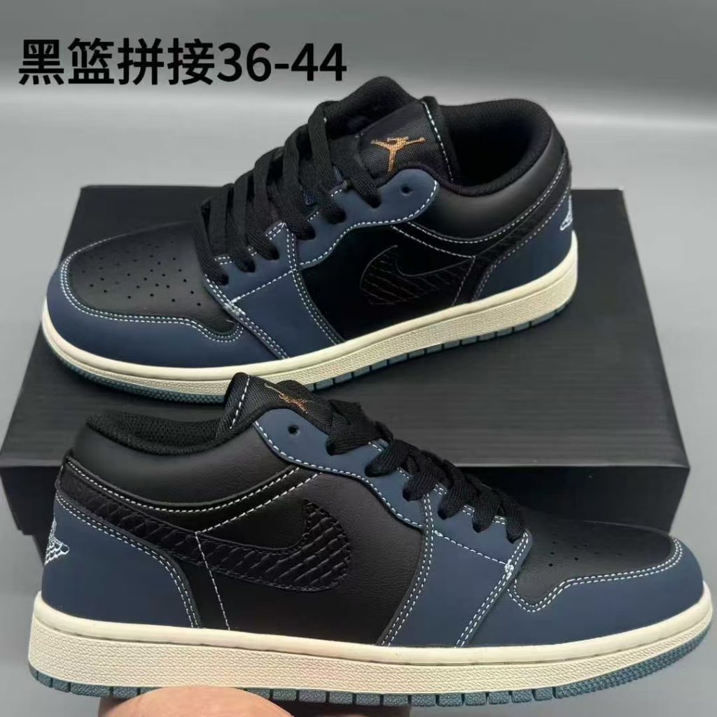图片[2]-aj1，黑蓝拼接，36-44，xr65-潮鞋仓库
