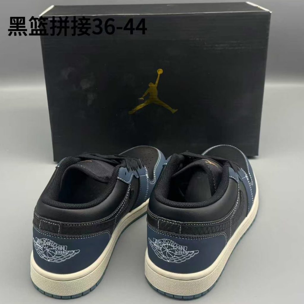 图片[3]-aj1，黑蓝拼接，36-44，xr65-潮鞋仓库