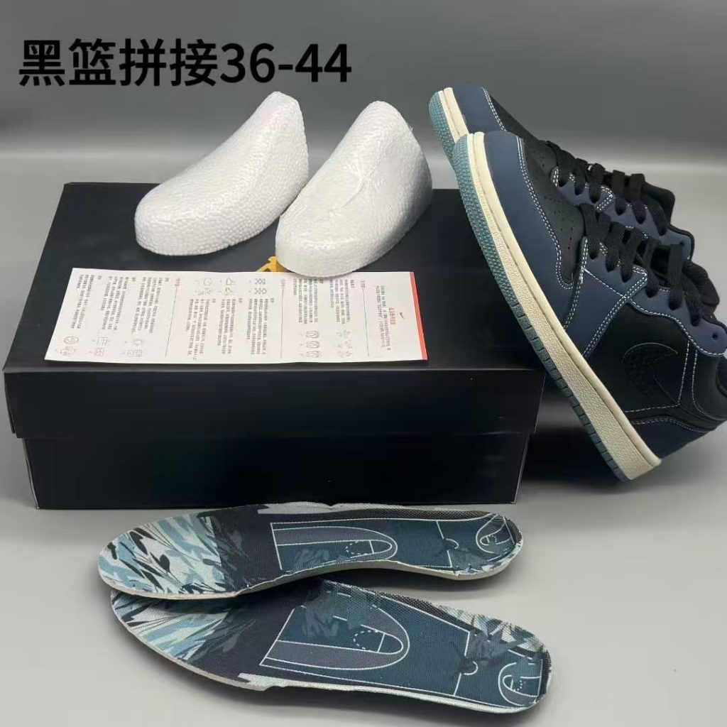 图片[4]-aj1，黑蓝拼接，36-44，xr65-潮鞋仓库