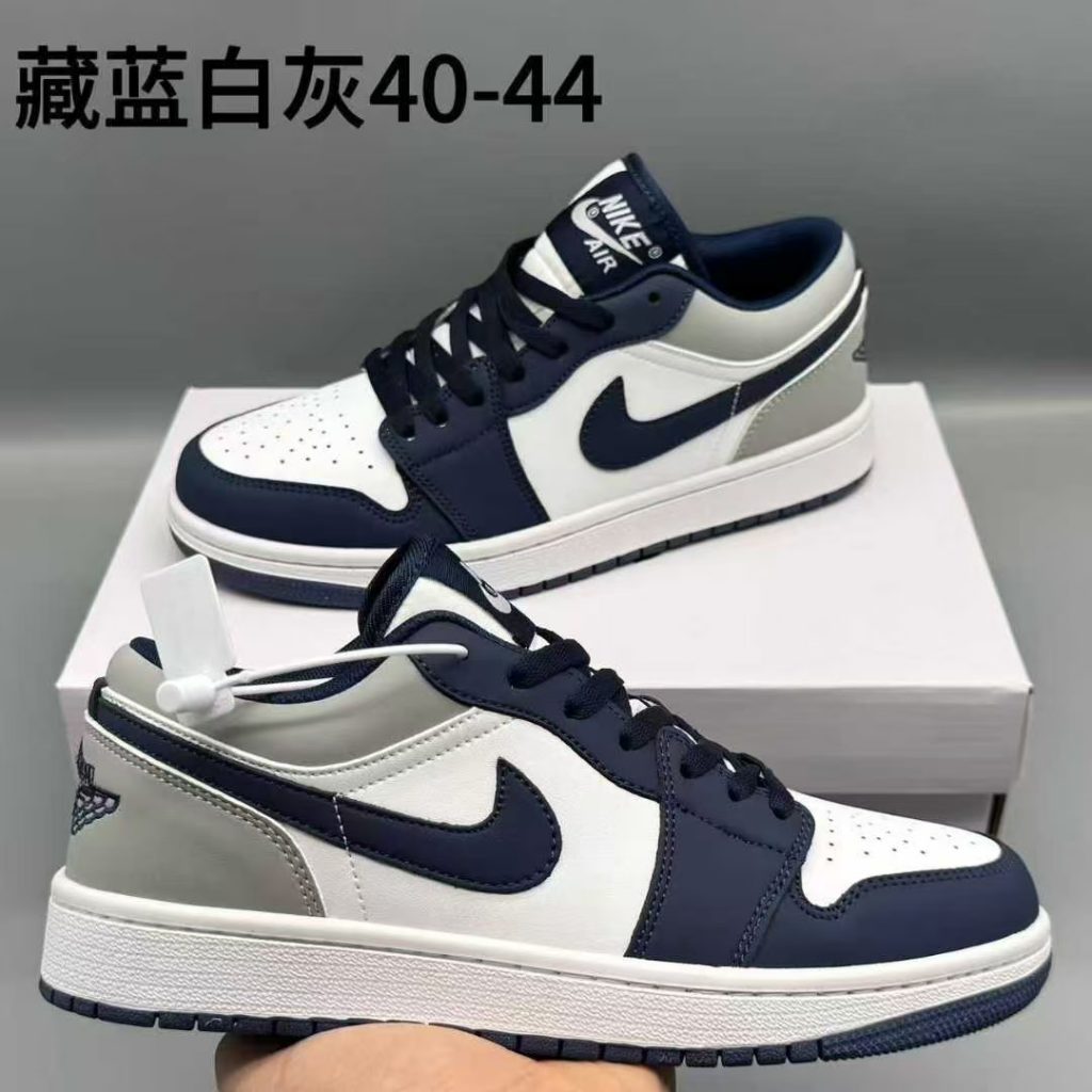 图片[2]-aj1，藏蓝白灰，40-44，xr68-潮鞋仓库