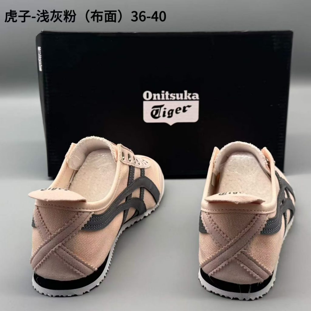 图片[3]-鬼冢虎布，浅灰粉，36-40，xr67-潮鞋仓库