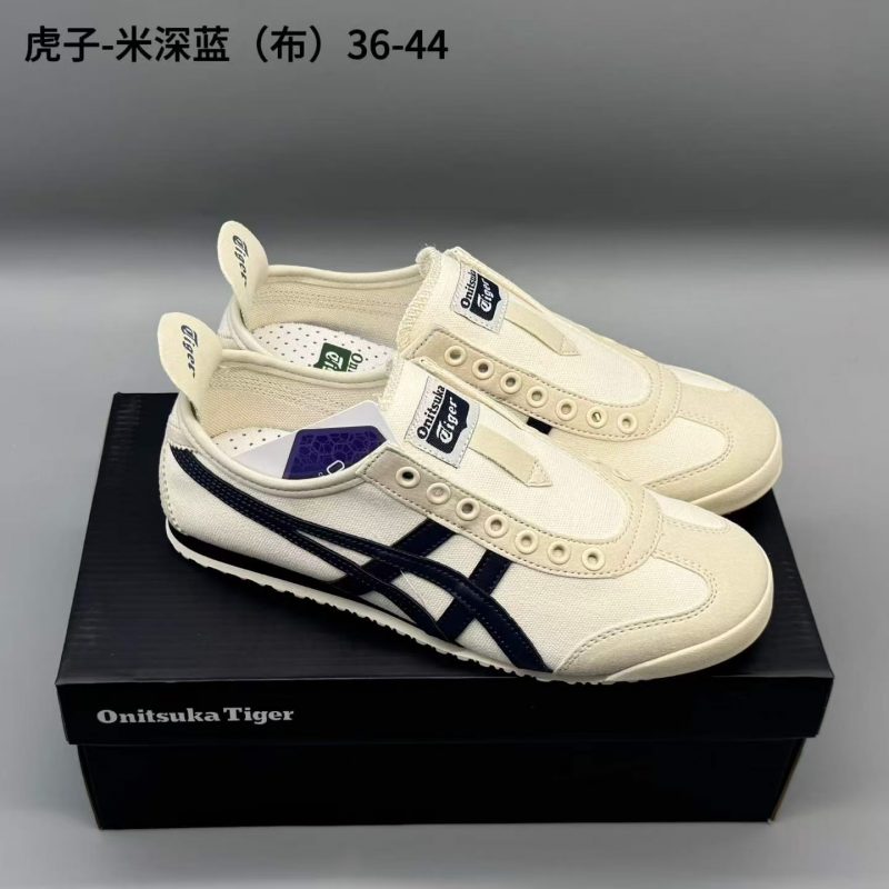 鬼冢虎布，米深蓝，36-44，xr67-潮鞋仓库