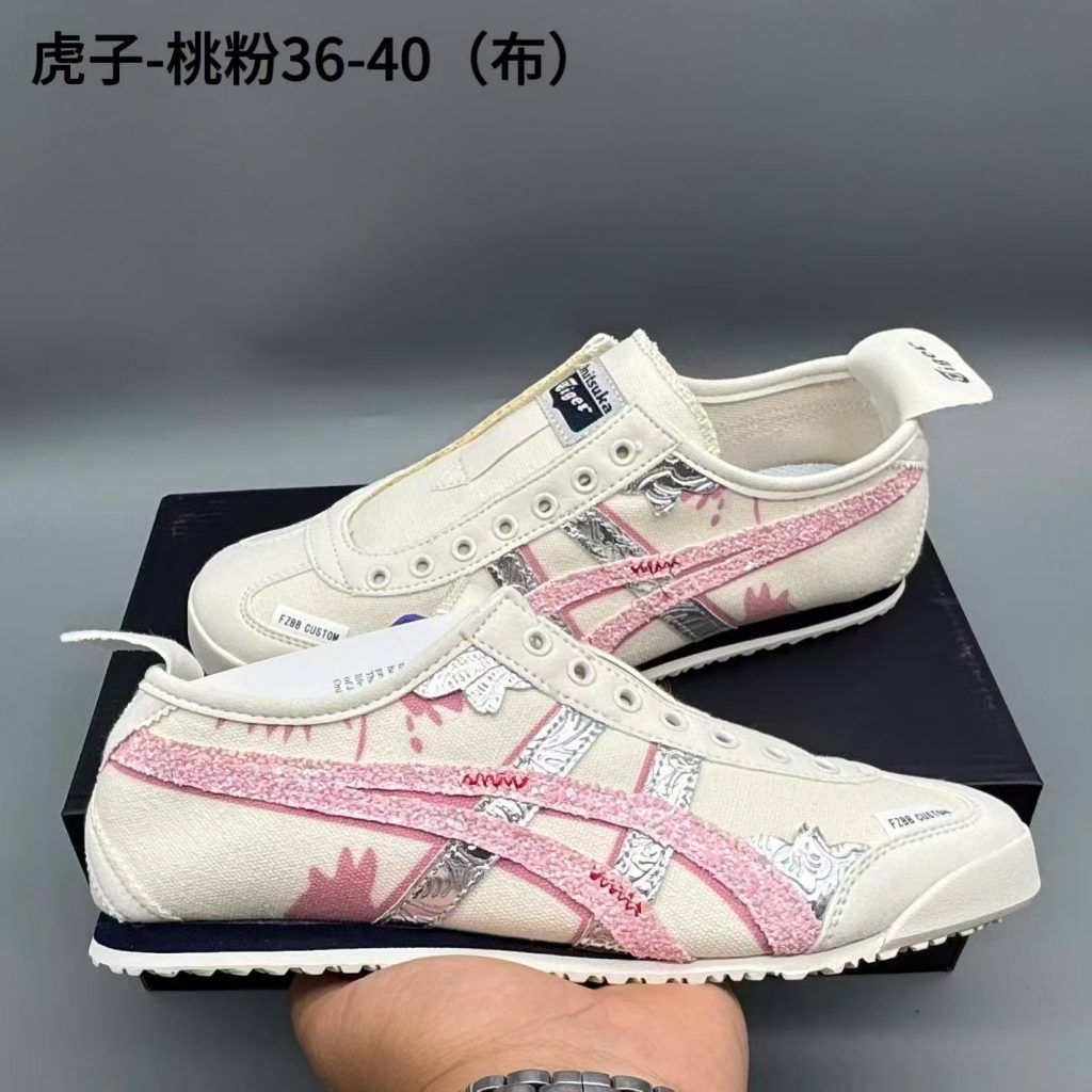 图片[2]-鬼冢虎布，桃粉，36-40，xr73-潮鞋仓库