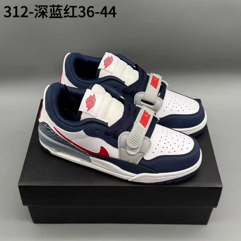 aj312，深蓝红，36-44，xr80-潮鞋仓库